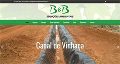 Desktop Screenshot of bebsolucoesambientais.com.br